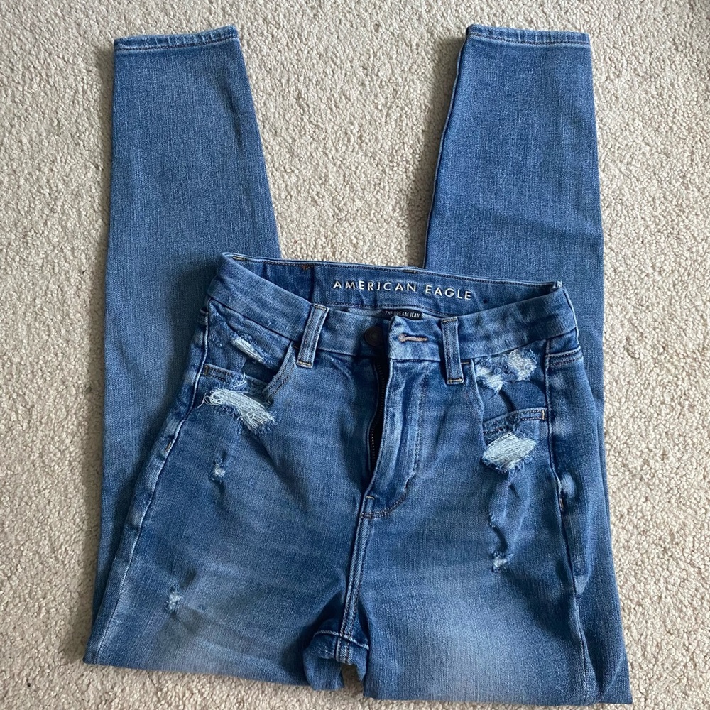 american eagle curvy high rise jegging